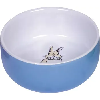 Miska pro psa Nobby Rabbit keramická miska pro hlodavce modrá 11 x 4,5 cm