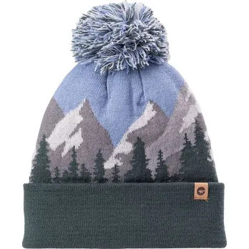 Čepice čepice Hi-Tec Braen - Green/Blue/Mountains one size