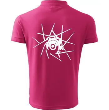 Pánská košile Cyclo výplet - Polokošile pánská Pique Polo 203 - 4XL ( Purpurová )