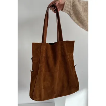 Kabelka Boto Semišová kabelka Shopper Miraya Barva: Béžová, Velikost: ONE SIZE