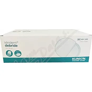 Lék na kožní problémy, vlasy a nehty Kliniderm Debride 14x10cm 5ks