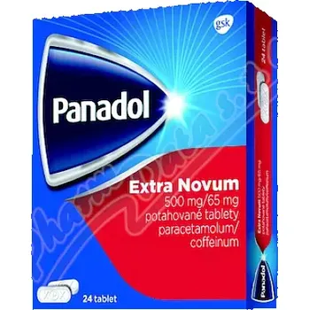 Lék na bolest, zánět a horečku Panadol Extra Novum 500 mg 24 tbl