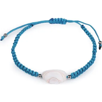 Náramek Náramek shamballa, malé, 7 modrá tyrkys