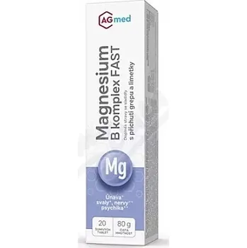 Přírodní produkt Magnesium B-komplex FAST tbl.eff.20 AGmed