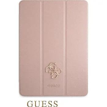 Pouzdro na mobilní telefon Guess Saffiano Folio Pouzdro pro iPad Pro 12.9 Pink