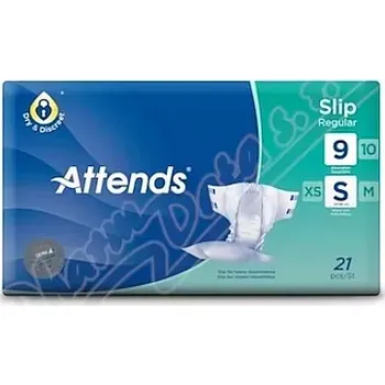 Inkontinenční vložka Kalhotky absorpční Attends Slip Regular 9 S 21ks