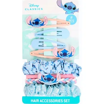 Stitch Příslušenství do vlasů sada sponky gumičky