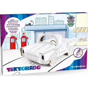 autíčko Auto z kartonu Tektorado Super Auto 145x97x47 cm