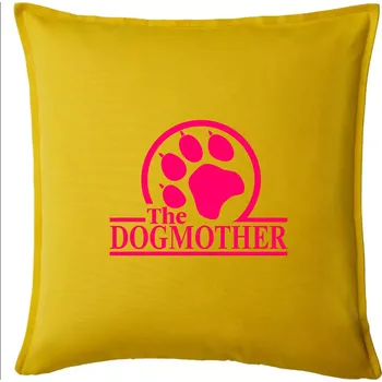 Polštář Dogmother - Polštář 50x50 - 50x50 - Pouze potah ( Žlutá )