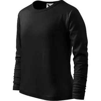 Fit-T LS triko dětské černá 134 cm/8 let