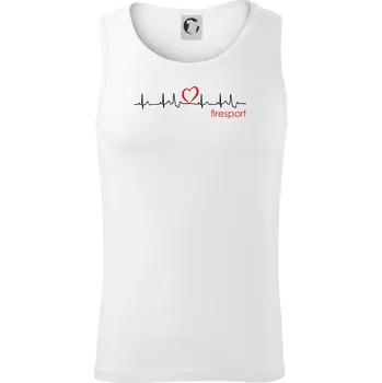 Pánské termoprádlo Moje srdce bije pro firesport - Tílko pánské Core - 2XL ( Bílá )