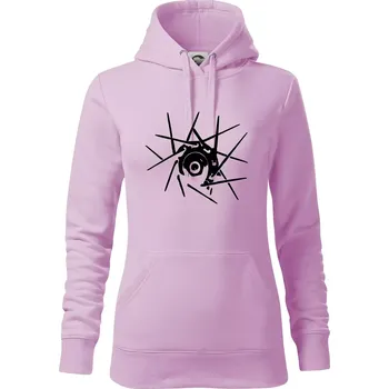 Dámská mikina Cyclo výplet - Mikina dámská Cape s kapucí - XS ( Orchid )