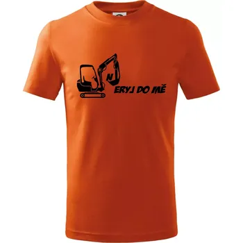 Chlapecké tričko Neryj do mě - Tričko dětské bavlněné - 104-110cm / 3-4 roky ( Oranžová )