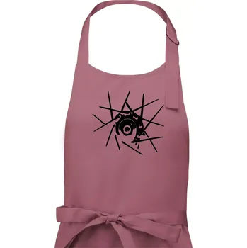 Kuchyňská zástěra Cyclo výplet - Pánská zástěra na vaření - Univerzální velikost ( Starorůžová )