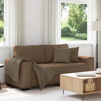 Pohovka Pohovka VidaXL 180 x 77 cm, látka (100% polyester), hnědá