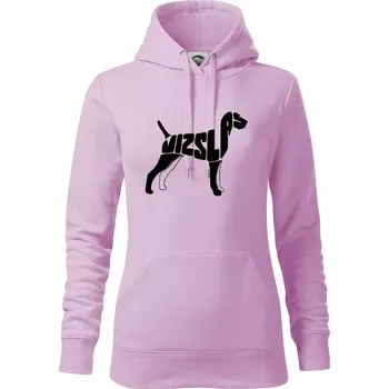 Dámská mikina Maďarský ohař - Mikina dámská Cape s kapucí - S ( Orchid )