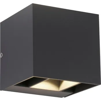 Nástěnné svítidlo LED nástěnné svítidlo Up&Down venkovní IP54 teplá bílá antracit Paul Neuhaus 10x10 cm
