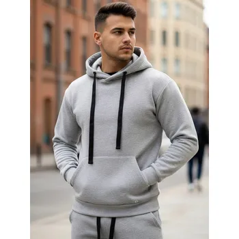 Pánská mikina Pánská šedá mikina VSB CLASSIC, VELIKOST 2XL