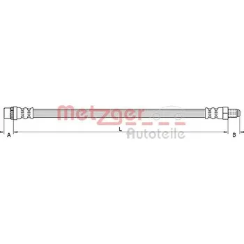 Brzdová hadice Metzger 4110895 Brzdová hadice