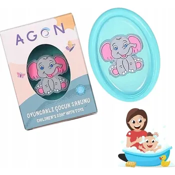 Mýdlo Agon Kids mýdlo s vůní eukalyptu pro děti s hračkou 50g