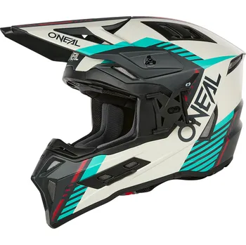 Helma na motorku O´Neal přilba EX-SRS QUIN Barva: šedá/modrá, Velikost: L