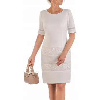 Dámské šaty Svatební hostina Šaty Fantazja pro 40leté ženy, elegantní na svaté přijímání, formální