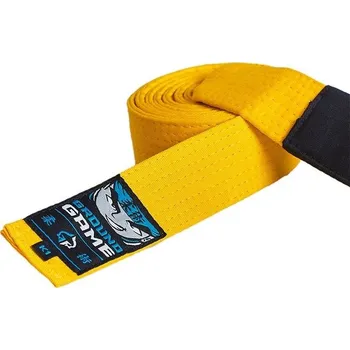 Dětský BJJ pásek Ground Game ŽLUTÝ Velikost: K5 - 240cm