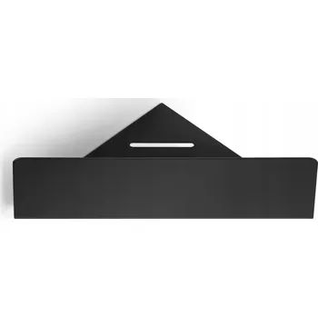 Drátěná police Hozze Lori Black černá rohová polička do sprchy