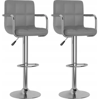 Barová židle Barová Židle GV1 šedá 1,1 cm umělá kůže