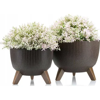 Květináč Béžový plast Květináč HowHomely 29,2 cm x 29,2 x 18,3 cm