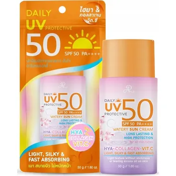 Přípravek na opalování Pleťový krém s UV ochranou Tajlandia Daily UV Protective Watery Sun Cream SPF 50 pro denní použití 50 ml