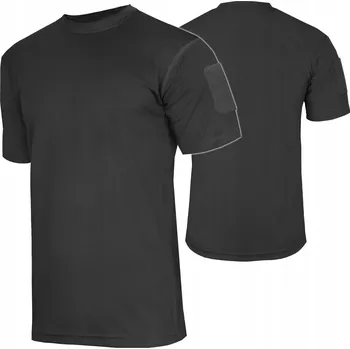 Pánské oblečení Triko taktické QUCIK DRY krátký rukáv ČERNÉ S - Skladem