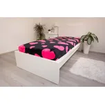 JERRY FABRICS Prostěradlo mikroplyš Srdce Polyester, 90/200 cm