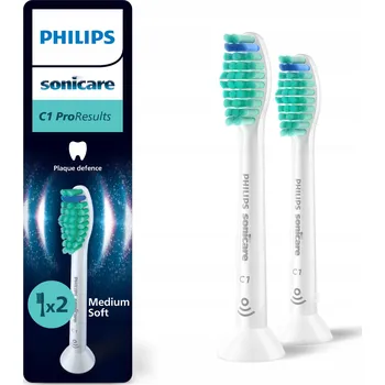 Elektrický zubní kartáček Hlavice pro Philips Sonicare C1 Odstraňování bakteriálního plaku 2 ks HX6012/87