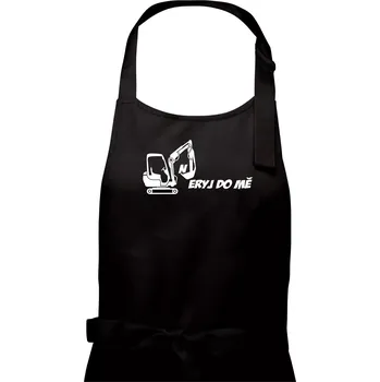 Kuchyňská zástěra Neryj do mě - Pánská zástěra na vaření - Univerzální velikost ( Černá )