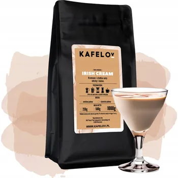 Káva Kafelov ochucená irská smetanová Káva 500g mletá