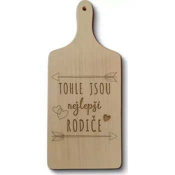 Kuchyňské prkénko Sablio Prkénko Tohle jsou nejlepší rodiče