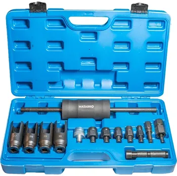 Stahovák Matabro, Stahovák vstřikovačů, sada pro demontáž vstřikovačů s kladivem, 14 dílů