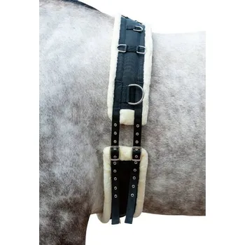 Lonžovací obřišník HKM Comfort Teddy black/nature SHETTY