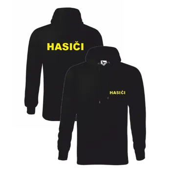 Pánská mikina Černá pánská mikina pro hasiče