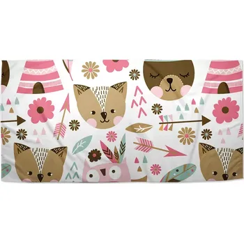 Sablio Ručník Lesní zvířátka - 30x50 cm