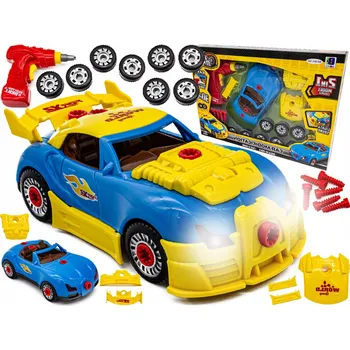 autíčko AUTO DO SKRĘCANIA ZÁVODNÍ AUTO ŠROUBOVÁK