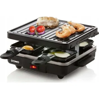 Kuchyňský gril Elektrický raclette gril Domo DO9147G černý 600 W
