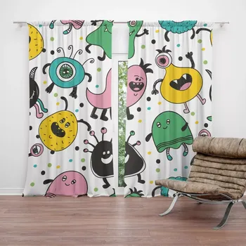 Závěs Sablio Závěs Příšerky: 2ks 140x250cm