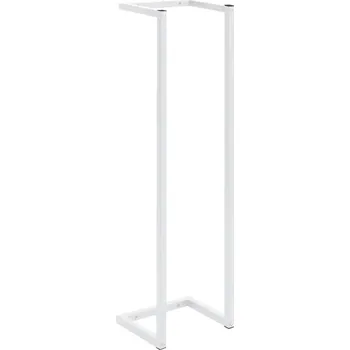 Věšák Bílý ocelový věšák na ručníky 25x20x95 cm