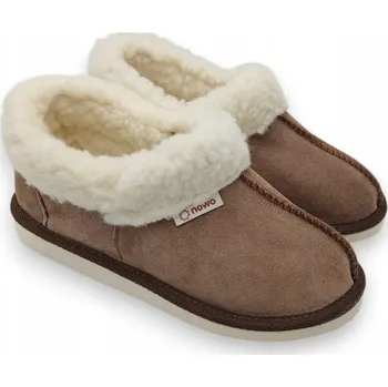 Dámské pantofle Dámské Pantofle z Přírodní Vlny Teplé Pohodlné Pantofle 41