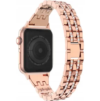 Náramek NÁRAMEK GLITTER ROSE GOLD PRO APPLE WATCH 38MM