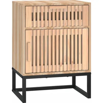 Noční stolek Noční stolek skandinávský z dřevěného materiálu 40x30x55,5 cm