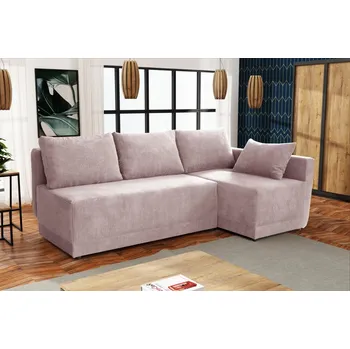 Sedací souprava FALCO Rohová sedací souprava Nestor Premium pravá růžová