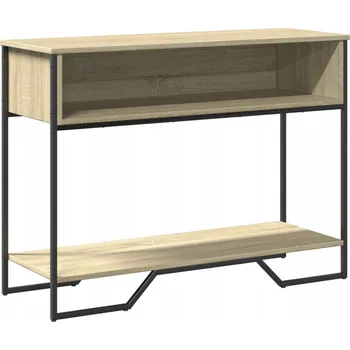 Konferenční stolek Konzolový stolek Dub Sonoma, 100x35x74,5 cm, Materiál: Dřevotříska